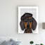 « hipster teckel », reproduction d’impression sur toile tendue-1273128836
