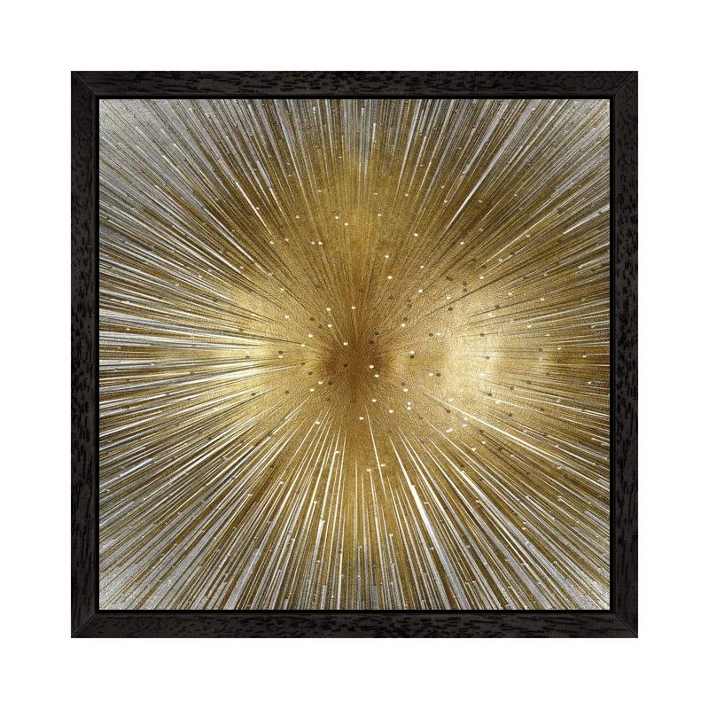 Radiant by Abby Young - Print on Canvas, Black Framed, 93.98 cm H x 93.98 cm W