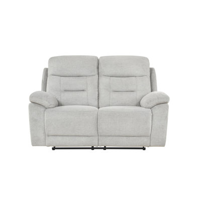 Double reclining Loveseat, Beige Chenille