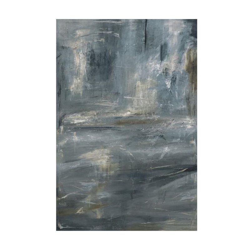 «Groundwork» par Dylan Gray - impression sur toile tendue, Image au pinceau gel, H 60 po x l 40 po x P 1,5 po