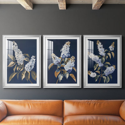 FLORAL Series CLX - Impression encadrée sur mesure de qualité supérieure - 3 pièces