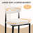 Boucle Upholstered Dining Chairs (Set of 2)-1394060045-1345193452