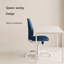 Chaise de bureau sans accoudoirs, chaise pivotante polyvalente pour le bureau, la couture et la coiffeuse-244009762