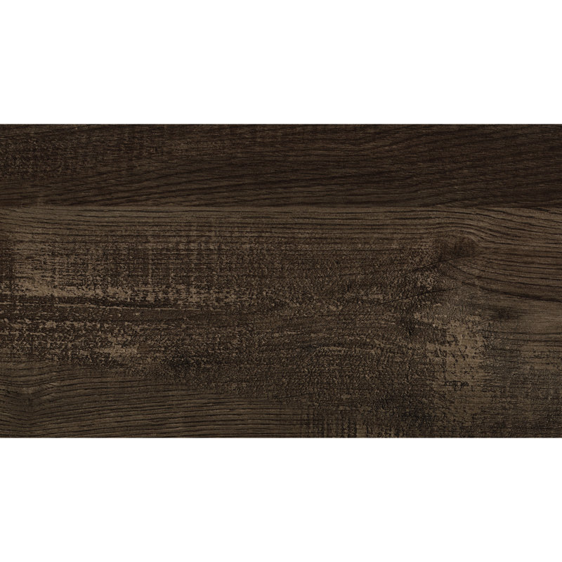 Lit double brun rustique pleine grandeur, meubles en bois avec tête de lit, rails et sommier requis
