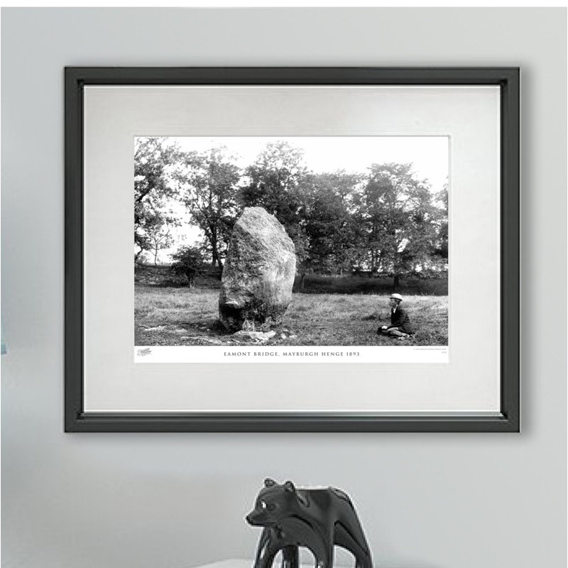 Eamont Bridge, Mayburgh Henge 1893 1 Piece Single Picture Frame Wall Art, 45cm H x 60cm W x 2.3cm D