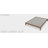Aaryav 0.75" Heavy Duty Vertical Mattress Support Wooden Bunkie Board/Slats with Cover-308007344