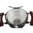 Kalamera Black 24” Ultimate Outdoor Ceramic Grill Kamado with Cart and Side-wings