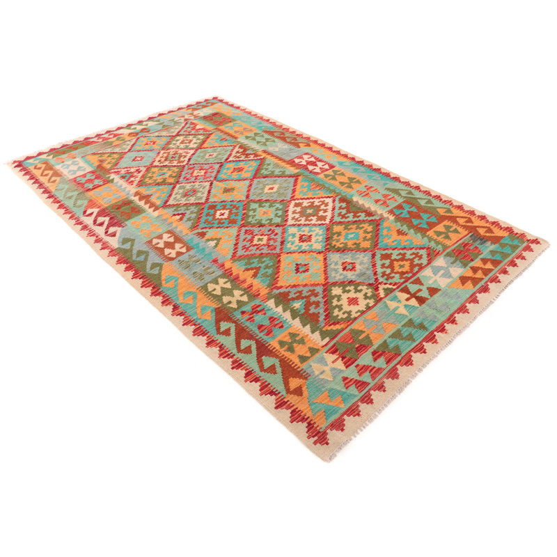Southwestern Wool Hand Woven 160cm X 258cm Area Rug