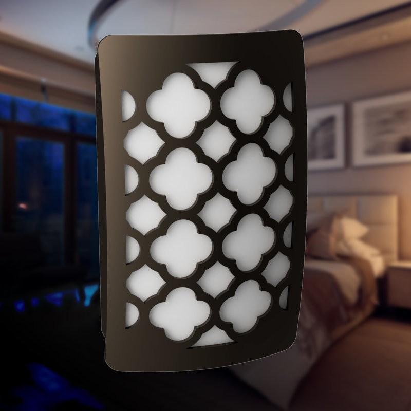 Tangier LED Night Light, Nickel
