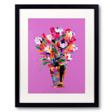 Flowers On Pink Print by Jphono 1