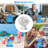 Biyori Clip Fan with Adjustable Speeds Night Light Versatile 3-in-1 Design-98235933