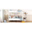 Lit superposé double au-dessus du lit, apparence blanche - épurée, construction, assemblage facile pour tous les utilisateurs-729241852-729241843