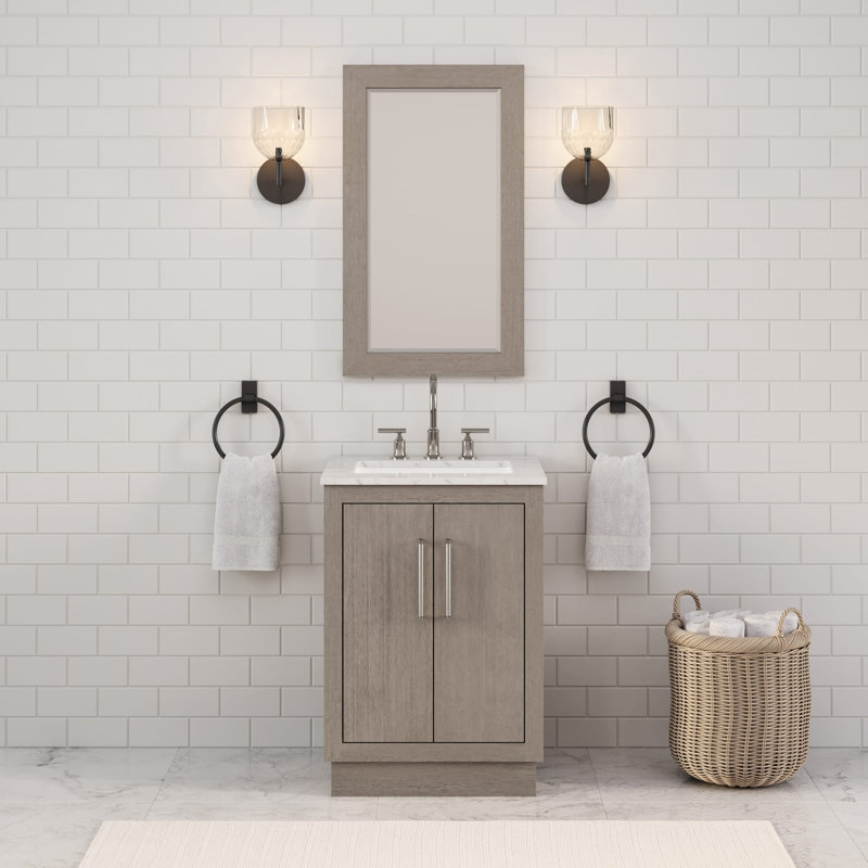 Hugo 24'' W Single Vanity, Chrome