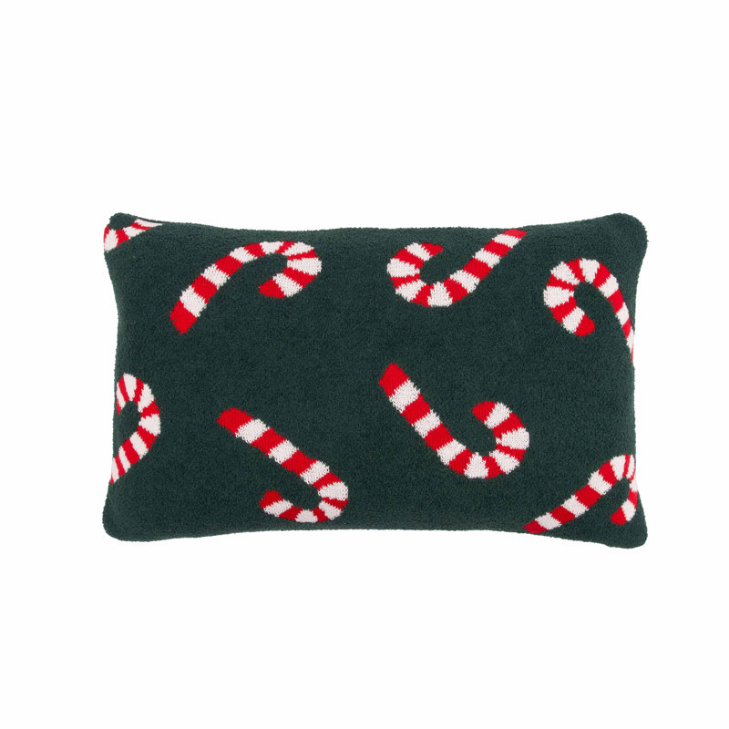 Coussin 14 pi x 22 po Candy Cane