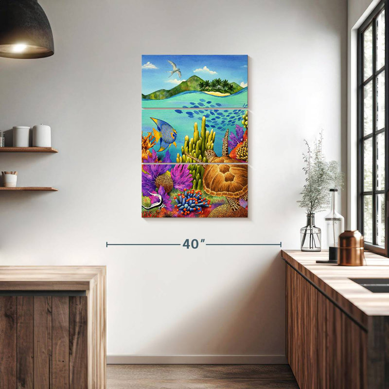 Heure de pointe sous l'eau, H 38 po x l 24 po