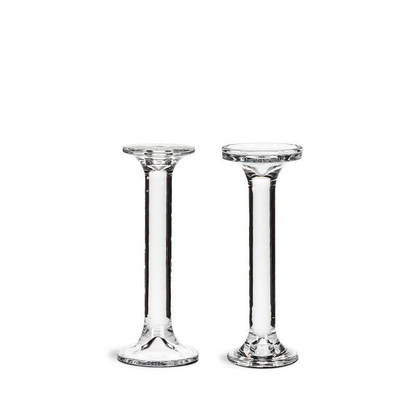 Simple Pillar/Taper Candle Holder, 7" H x 3.5" W x 3.5" D