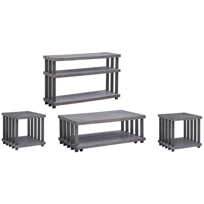 Marysville Rectangular Cocktail Table With 2 End Table And Sofa Table