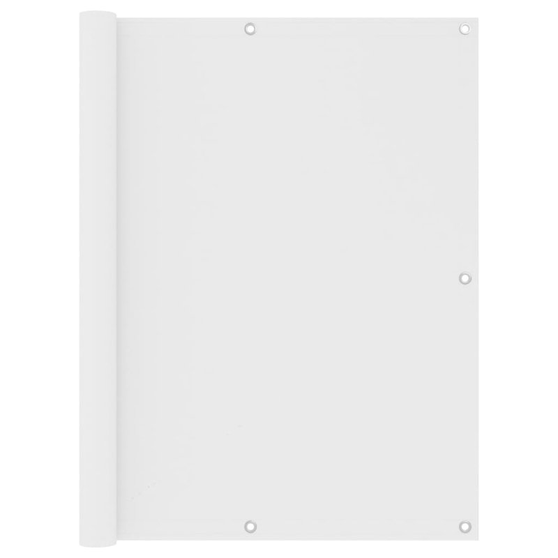 Tissu Oxford Vidaxl, L 118,1 po x P 47,2 po, Blanc