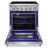 KOSTCH 30 inch Electric Range with 5 Heating Elements Cooktop, 4.55 Cu. Ft. Convection Oven Capacity & 30 inch Wall-Mounted Range Hoods with 1000 CFM & LED lights, in Stainless Steel(Stainless Steel)-122614552