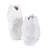 Abstract Elm Short Vase in White