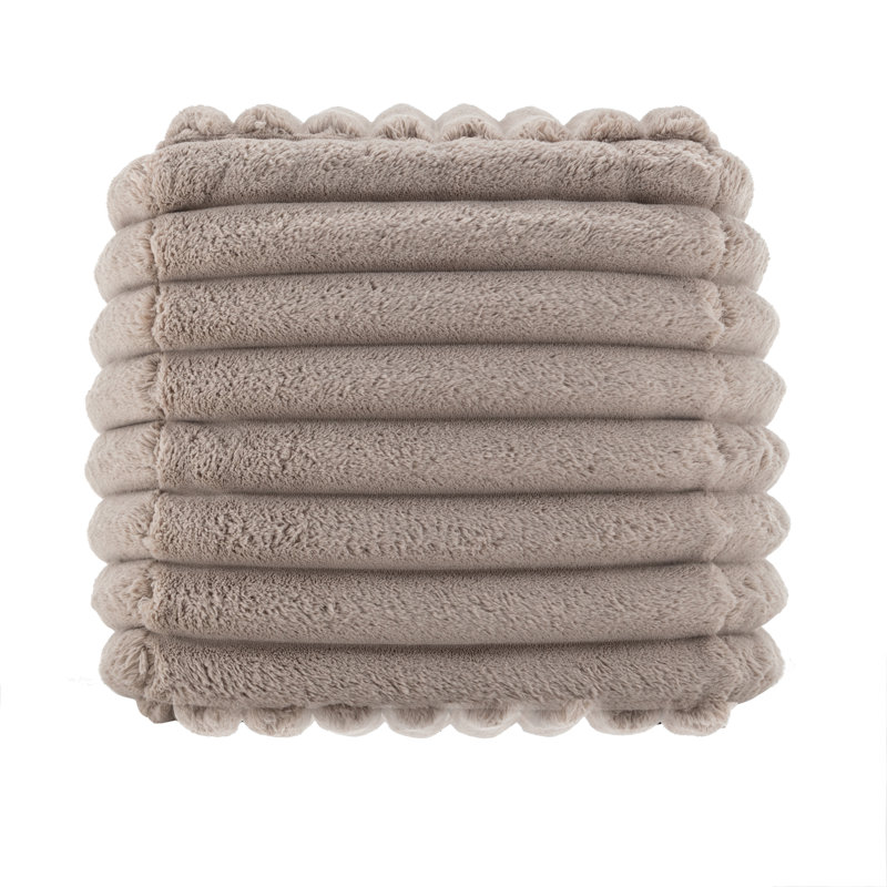 Repose-pieds 19 po de largeur, Polyester brun pâle