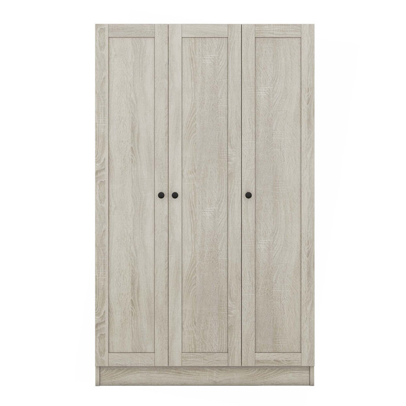 Armoire à 3 portes avec tablettes