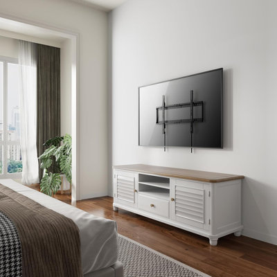 Ultra-Slim TV Wall Mount: 37–90” Fit, Quick-Release, Space-Saving
