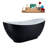 62.2'' x 28.3'' Soaking Acrylic Bathtub-90888229
