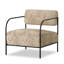 Fenn Chair-Champagne Mongolian Fur