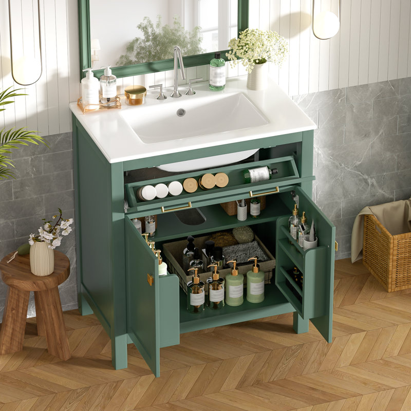 Freestanding Standard With Ceramic Top