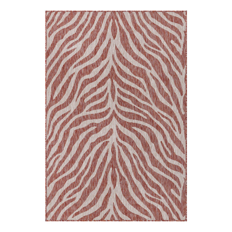 Rust Red Tsavo Indoor/Outdoor Safari Rug