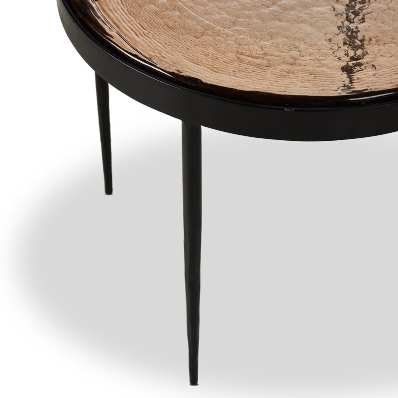 Yoko Coffee Table, Clear, 16.25" H x 20.5" L x 20.5" W