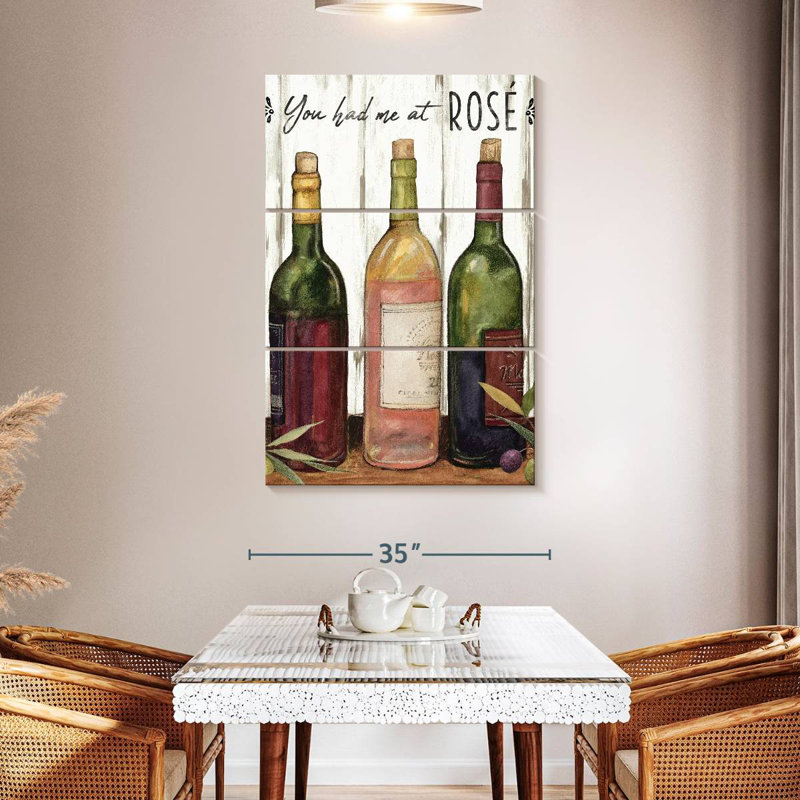 Yarlin Wine Bottles, 50" H x 32" W