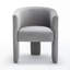Fauteuil en velours-1836591678