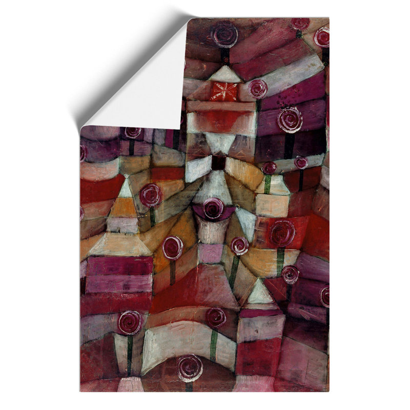 Rose Garden by Paul Klee - Frameless Print, 30cm H x 21cm W x 0.1cm D