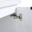 Meuble-lavabo à fermeture en douceur de 60 pouces avec lavabo et petites tablettes de rangement, BCV