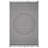 LOOM & LUXE Collection 5X7 Gray/White /Medallion Indoor/Outdoor Area Rug-777738232