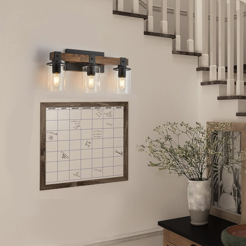 Velis LED Plug-in Design Wall Light, Balck/Brown