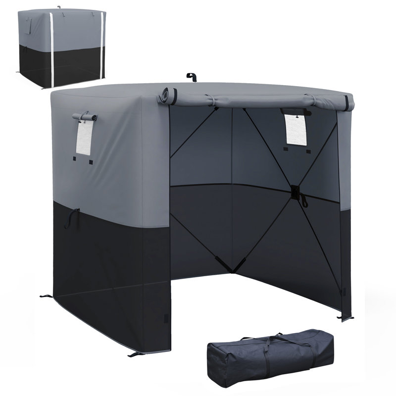 2 x 2m Pop-Up Gazebo with Accessories Green, Black