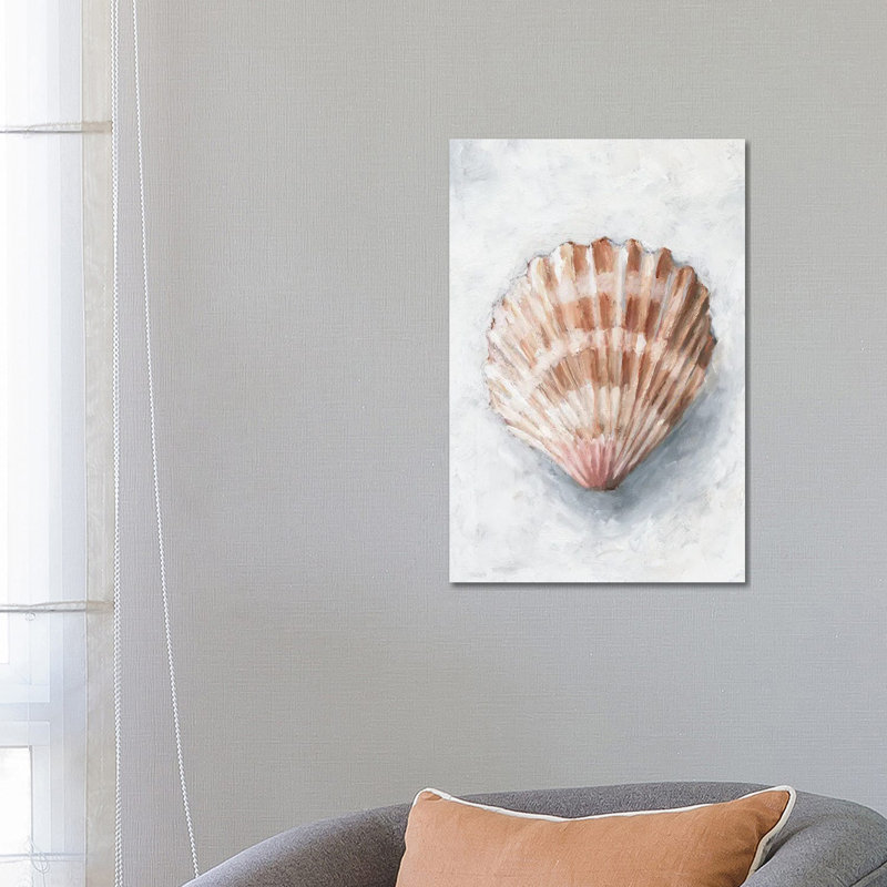 White Shell Study IV by Ethan Harper - Wrapped Canvas Print, 66.04 cm H x 45.72 cm W