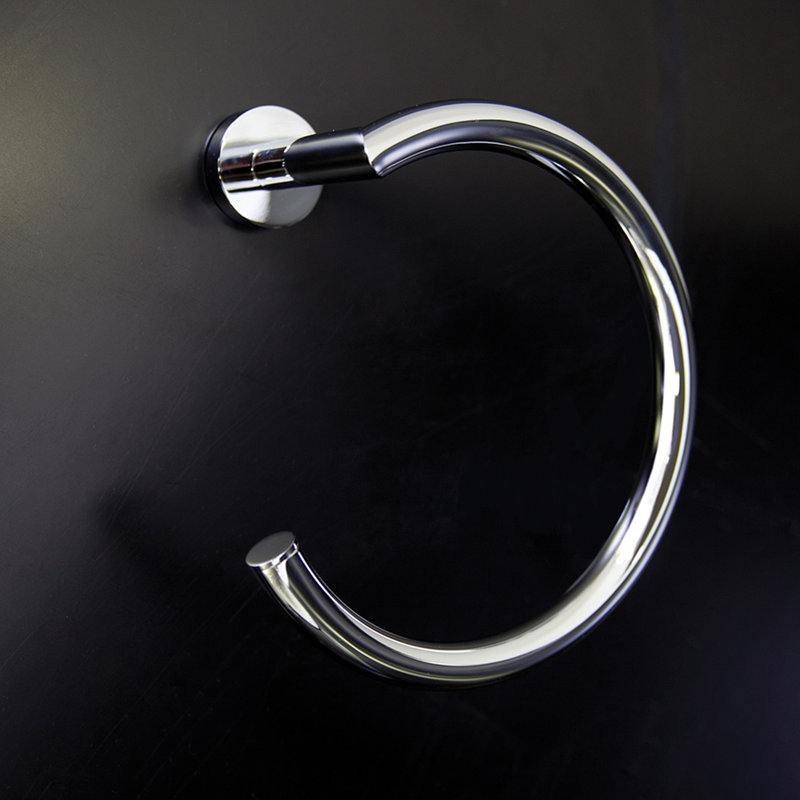 Ronda Towel Ring, Polished Chrome
