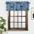 Alarna Floral Tailored Window Valance
