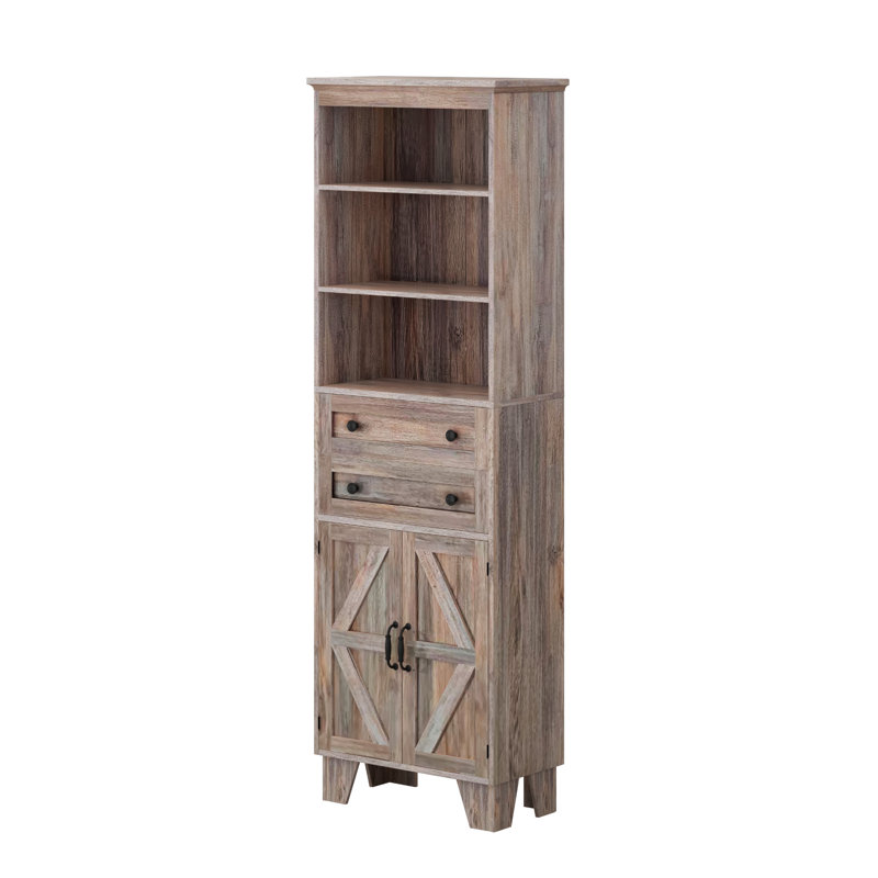 Bathroom Storage Canbinet, Light Gray
