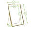 Nicola Spring - Standing Metal Picture Photo Frame-79052596-79052594