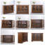 Buffet spacieux à 3 portes avec portes en verre trempé et tablette réglable pour un rangement flexible dans la salle à manger ou le salon.-769967933