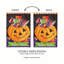 Drapeau d'Halloween seau de citrouille
