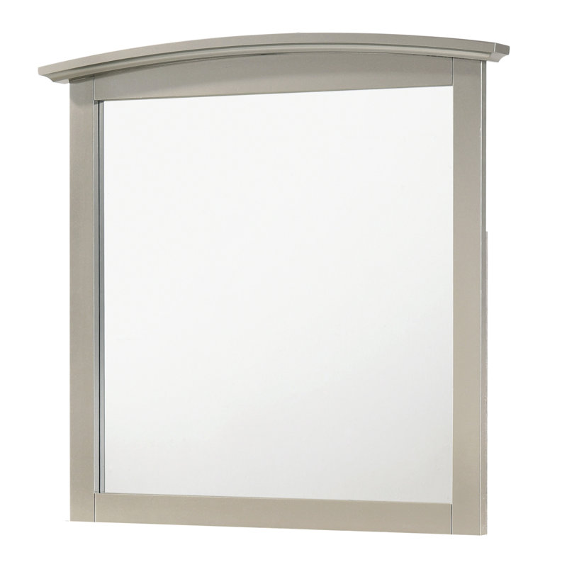 Elegant Silver Champagne Wall Mirror (Includes Mirror Only)