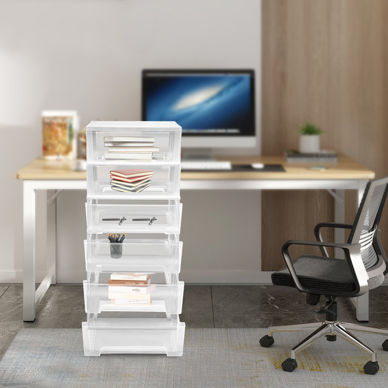 Laraye Rolling Storage Cart, White