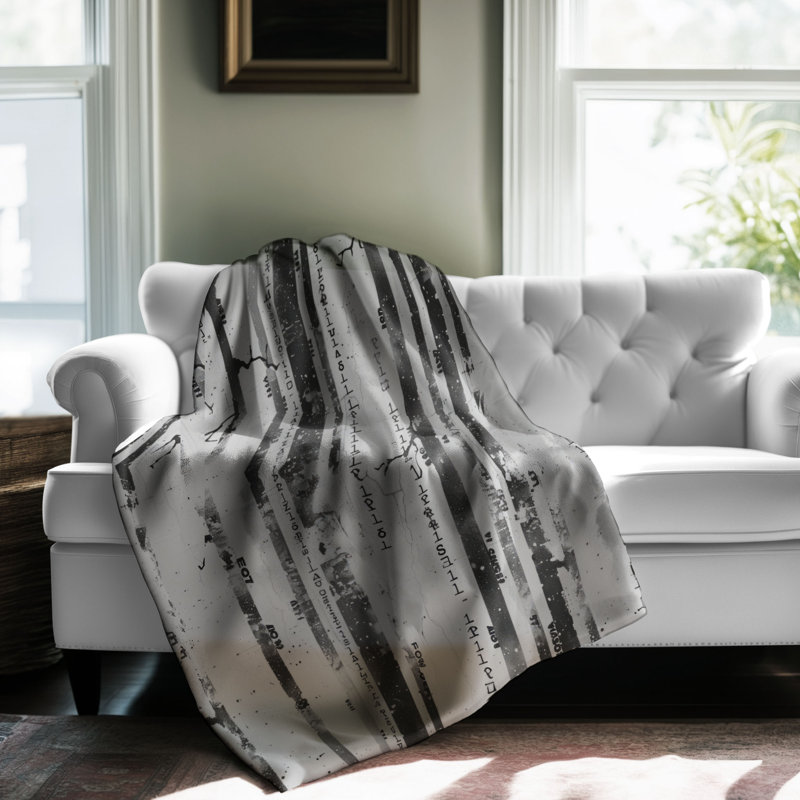 Matrix Stream - 1 Piece Premium Blanket, Twin
