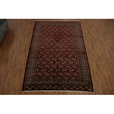 Luxueux tapis traditionnel écarlate, parfait pour une vie sophistiquée 8 x 12